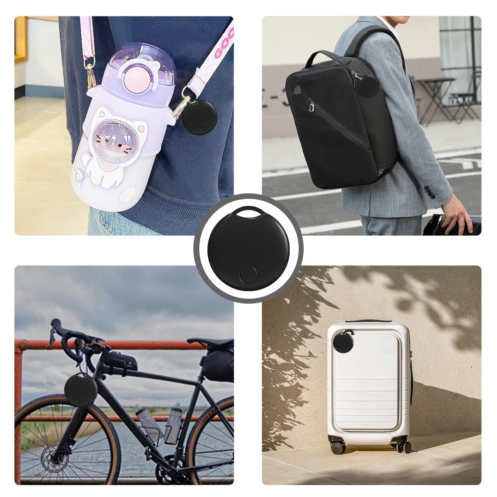 Bluetooth GPS Tracker For Air Tag Replacement Via Find My To Locate Bag Bottle Card Wallet Bike Keys Finder MFI Smart ITag