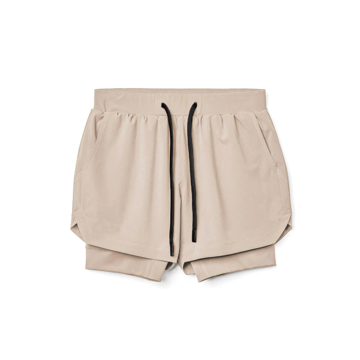 Men's Athletic Shorts Double-layer Fitness Wicking